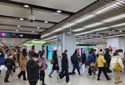(世纪大道地铁站)<strong>上海</strong>世纪大道地铁站早高峰客流恢复至四五成，“戴N95的乘客多了”