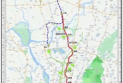 (广州地铁路线图)广州地铁8号线北延段支线及东延线线路示意图