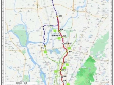 (广州地铁路线图)广州地铁8号线北延段支线及东延线线路示意图