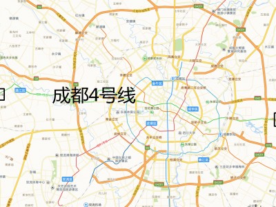 成都4号地铁站所有的站点 成都地铁4号线是一条东西向笔直的线路:全长约43公里，有30个站