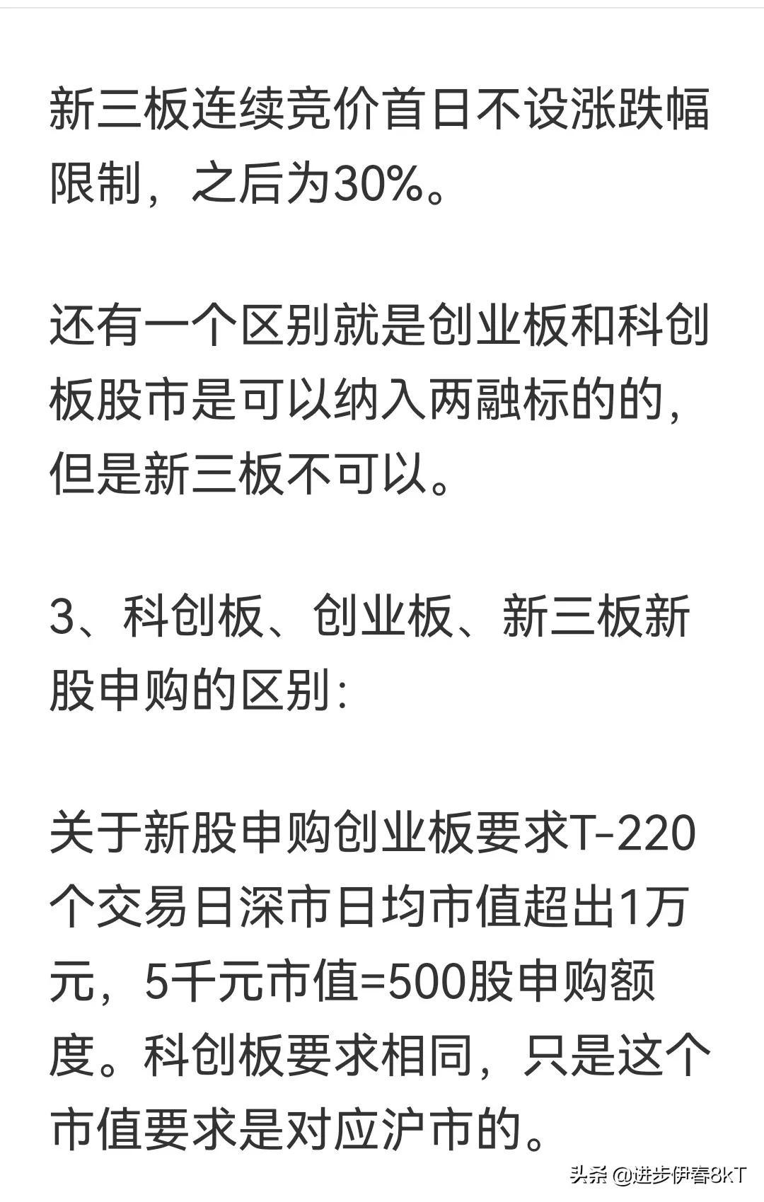 创业板和科创板的区别，科创板、创业板、新三板有什么区别?  第7张