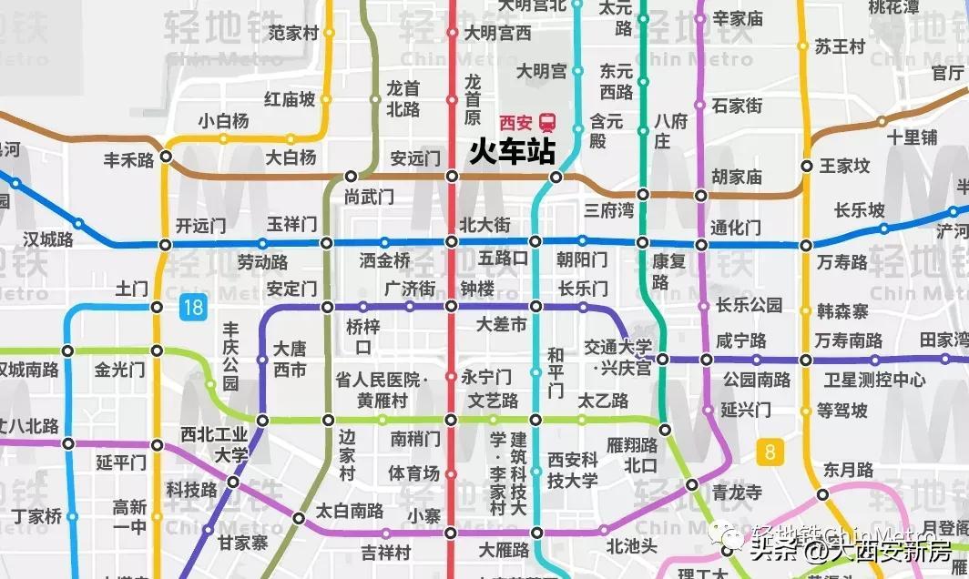 (西安地铁线路)西安地铁远期规划线路图曝光  第2张