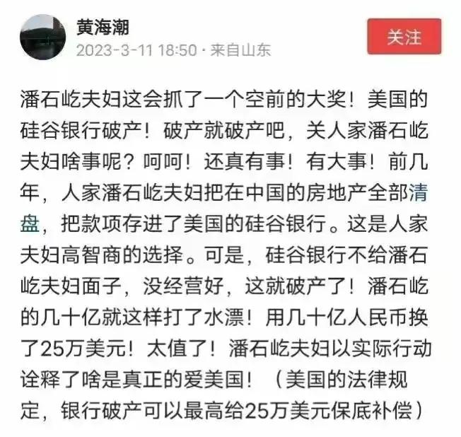 (中国面临破产的银行)潘石屹雪上加霜，存款的两家银行相继出问题，有面临破产可能  第3张