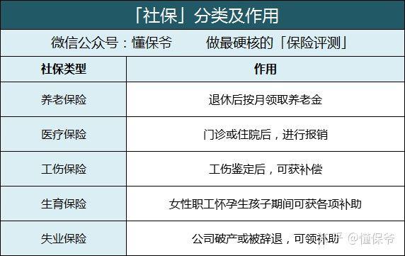 社保包括哪些保险(企业社保与个人社保有什么区别)  第1张