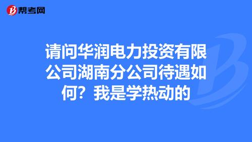 华润电力待遇有20万吗,国家电网和华润电力哪个好  第1张