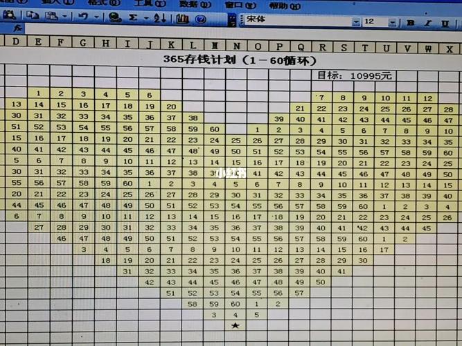 每天存1到365一年一共多少钱,365天存钱计划表图  第1张