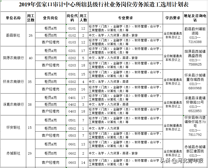 河北农村信用社网上银行登录，河北农村信用联社系统招人，涉及多个专业，多个领域  第1张