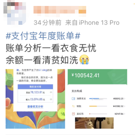 支付宝和微信的年度账单都来了，看看你2021年都花了多少钱(微信年度账单)  第29张