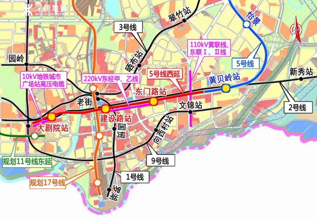 (2023深圳最新地铁图)深圳2023年12条在建地铁线路预计开通时间曝光，最新最全盘点来了  第2张