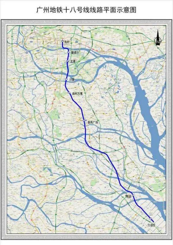 2023广州地铁图 2023年广州地铁最新建设蓝图曝光!  第8张