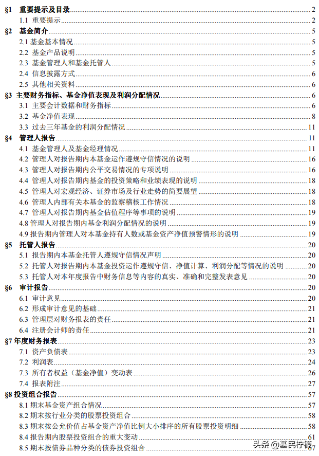 (基金年报)基金年报密集发布，近百页怎么看?  第1张