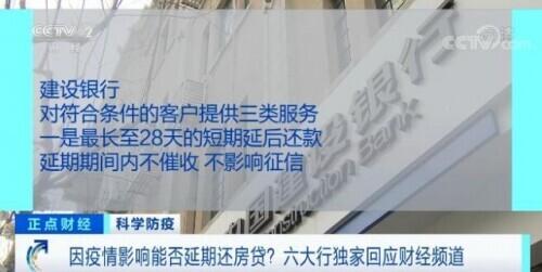 「房贷延期还款申请」六大银行独家回应房贷延期还款政策 满足条件客户可申请  第5张