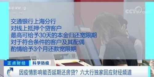 「房贷延期还款申请」六大银行独家回应房贷延期还款政策 满足条件客户可申请  第6张