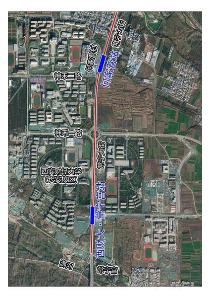 附近的地铁 看看有你家附近吗?西安今年有三条地铁线路开通 分别为:1号线三期、2号线二期、16号线一期  第3张