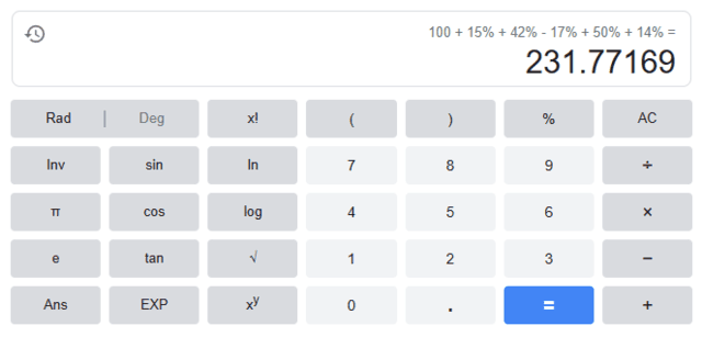 (百分0.25利息是多少)为何手机计算器50%+50%=0.75?魅族:只有我们没阵亡  第4张