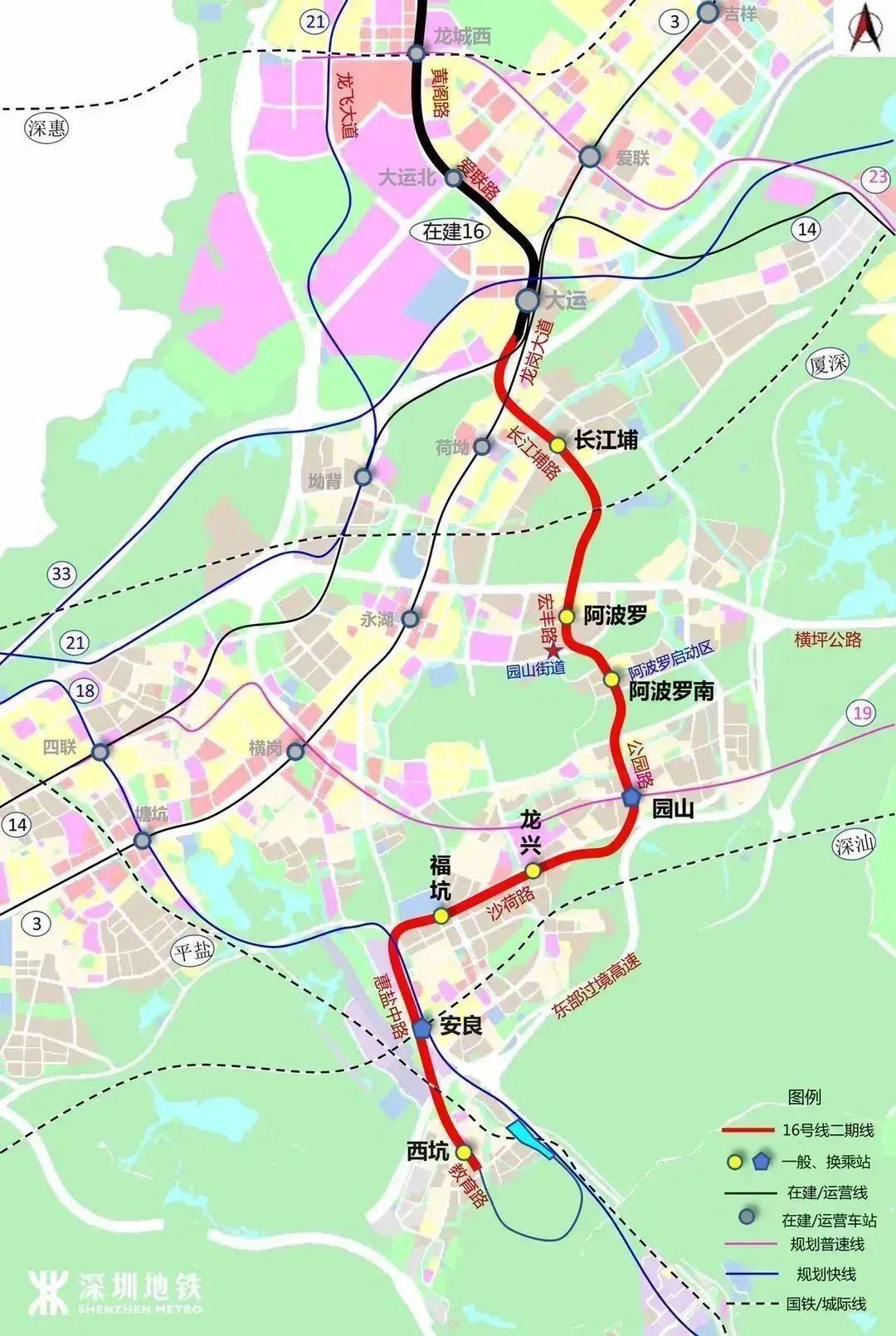 (2023深圳最新地铁图)深圳2023年12条在建地铁线路预计开通时间曝光，最新最全盘点来了  第12张