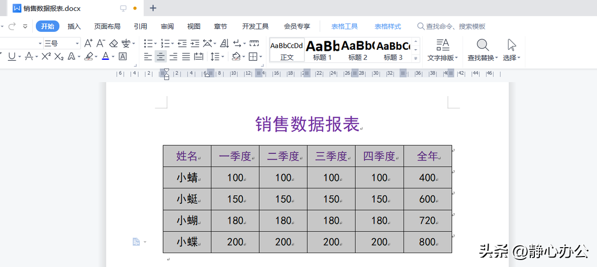 (wps如何插入图表)wps文字:如何在文档中制作饼图?  第6张