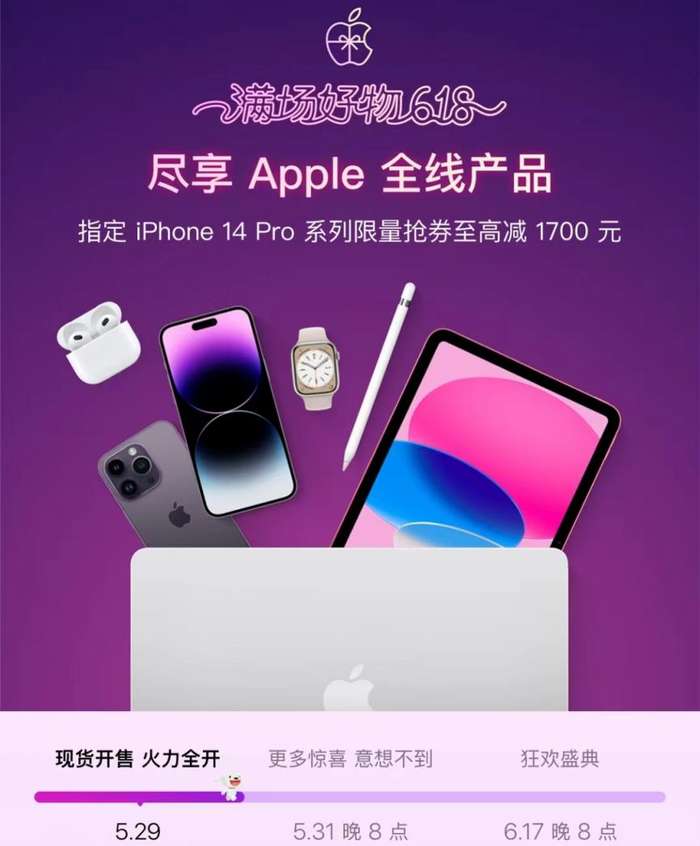 (红酒14度和16度哪种好)618买Apple首选京东 iPhone 14 Pro Max领券立减1700元  第1张