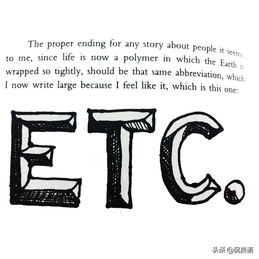 (etc是什么)英语句子最后经常见到“etc.”，是什么?怎么念?  第3张